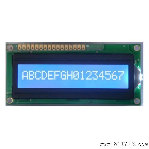 工业液晶字串并口通讯点阵LCD1201模块 显示12x1行中英文液晶