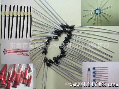 NTC/玻璃封装热敏电阻100K-3950/10K弯脚玻璃封装热敏电阻
