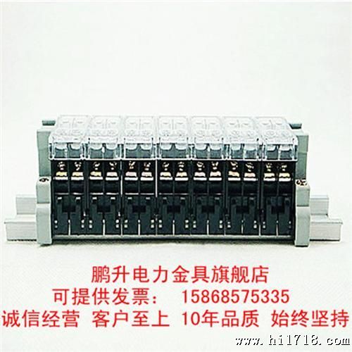 供应： IN 欧式接线端子座 （铜件）（60A 1P）