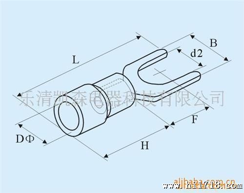 SV2-4S,叉形预缘端子,冷压端子(图)