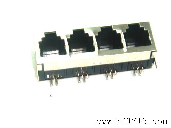 RJ11电话插座 屏蔽1X4