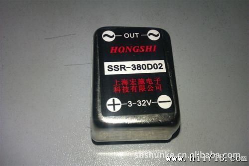 【上海宏施】单相交流固态继电器SSR-380D02(原顺科电子)