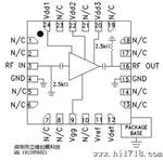 代理Hittite5.5-18GHz砷化镓（GaAs）MMIC功率放大器 HMC1082LP4E