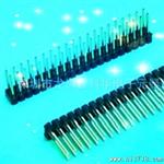 【 】1.27X2.54mm双排单塑DIP 塑高:H:=2.54mm
