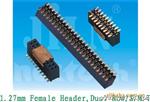 1.27mm Female  Header  Dual Row  SMT