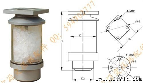 武强变压器配件吸湿器-2KG双呼吸吸湿器-宏源变压器配件厂