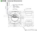 尼德科NIDEC-fan工业散热风扇W40S12BHA512/2V4028