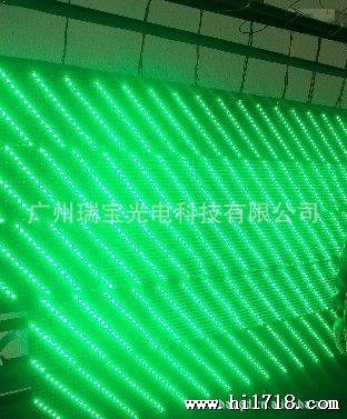 供应广州P10户外单绿显示屏