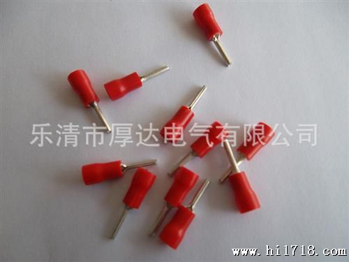 厚达生产PTV1.25-10 针形预缘端头 冷压接线端子