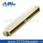 DIN41612印刷板连接器264/欧式插座2排64针/弯针直孔