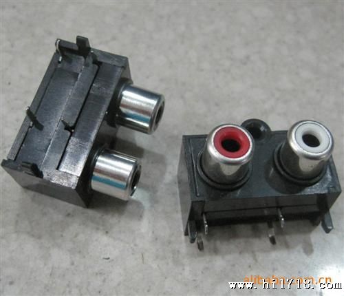 2孔插座头(2-8.4-13)立式，两孔，RCA插头，TF，SD卡座连接器