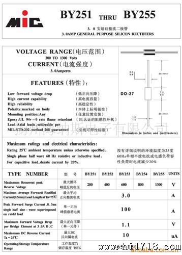 (2)快恢复二管 BA157  BA158 BA159