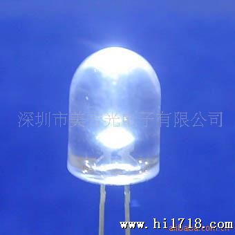 供应LED 10mm 无边 亮 白光
