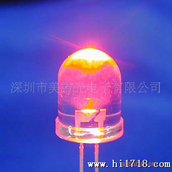供应LED 10mm 无边 亮 白光