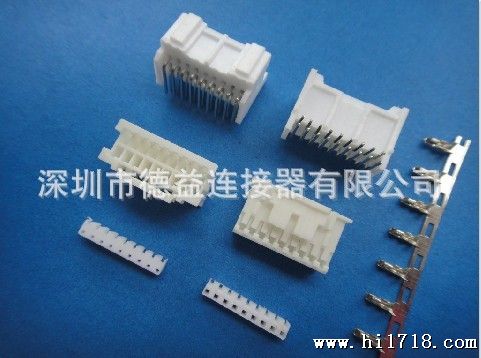 供应替代JST（PAD）2.0MM双排带扣连接器A2013