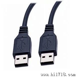加粗屏蔽USB公对公线 双头USB线 移动硬盘线 车载MP3