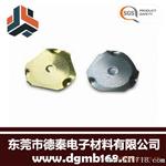 3三角形锅仔片6mm镀金锅仔片