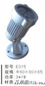 大量供应直径60mm/3*1W  LED大功率小射灯瓦楞灯条纹桶