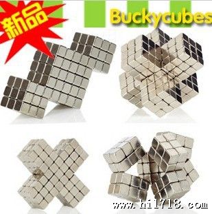 Buckycubes磁力方 方形磁力球 Neocube力磁球4mm 125颗磁珠