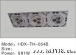 厚铝材 三头3*3瓦LED天花灯 LED新型光源 亮