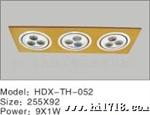 厚铝材 三头3*3瓦LED天花灯 LED新型光源 亮