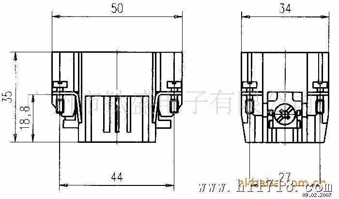 安费诺C146 DD系列24芯矩形插件_其他仪器仪表_维库仪器仪表网