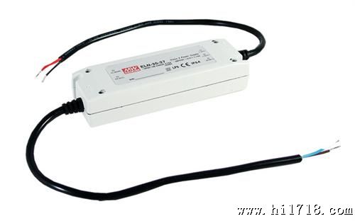 ELN-30-15 30W 15V2A可调恒压+恒流IP64明纬水塑壳LED电源