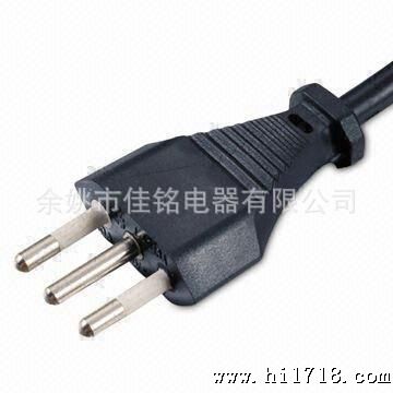 10A250V优质两电源线插头两意大利电源插头