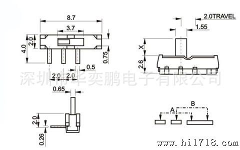 拔动开关MSK-12D18