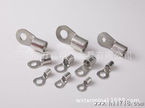 冷压接线端头，：R8-6圆形裸端头，外贸出口