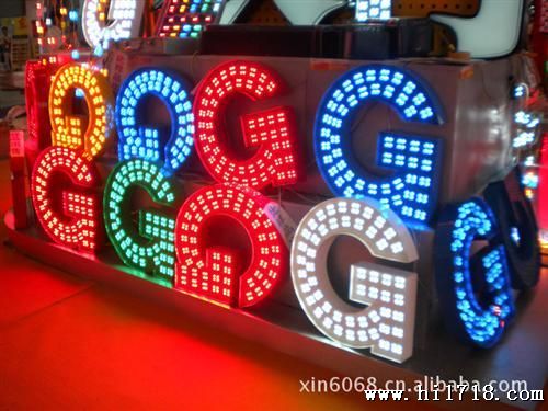 上海外漏灯LED字 点阵字标牌