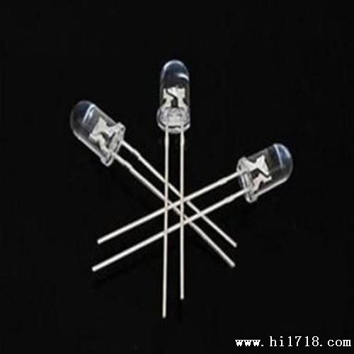 led灯珠厂家 5mm红蓝双色无灯亮 发光二管产品