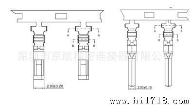 供应线对线插头 YL 间距4.5mm 连接器 501