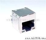 带百兆滤波器 变压器带LED灯 网络接口RJ45 180度 PCB插座连接器