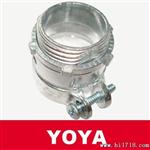 供应美标金属软管挤压式接头，美标金属软管连接器。