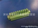 Y21-3.5/3.81插拔式两侧带螺丝法兰接线端子台3.81间距 端子排