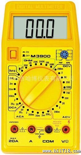 供应数字万用表M3900,万用表M3900