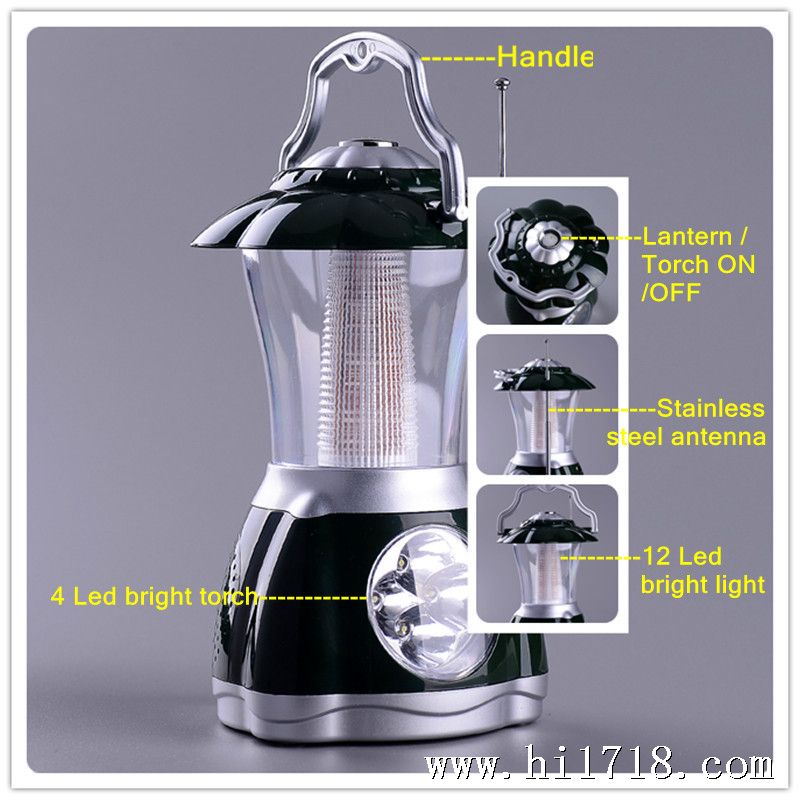 SL988U camping light USB radio