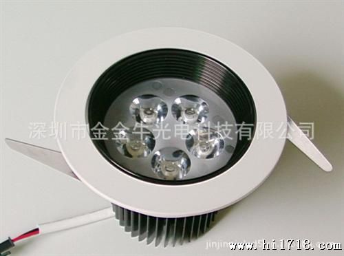 生产LED天花灯 大功率LED筒灯5W 台湾晶元 CE ROHS
