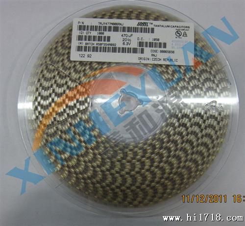 贴片钽电容黄色X 10UF/16V-C