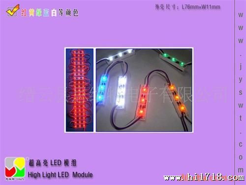 供应LED发光模块 LED模组 LED发光字材料