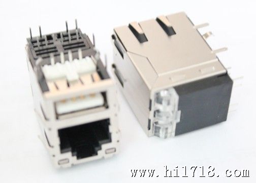 RJ45+1U+LED 100BASE