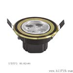 [力争阿里巴巴]供应3W铝材大功率LED天花灯