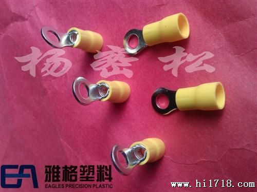 冷压端子厂家供应 圆形RV预缘端头 各种冷压端子规格