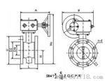 D341X蜗轮法兰蝶阀