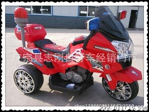 高富帅儿童电动车三轮车儿童警车电动摩托小孩电瓶车  厂家批发