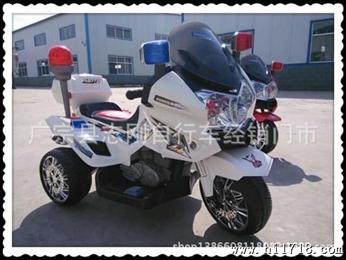 高富帅儿童电动车三轮车儿童警车电动摩托小孩电瓶车  厂家批发