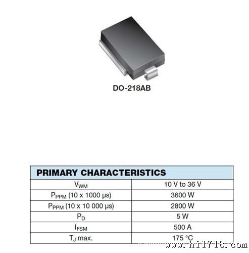 供应  SM5S10 thru SM5S36A  威世   二管