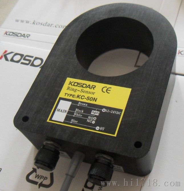 KOSDAR环形接近开关电感式接近传感器检测细小金属电池壳螺丝钉