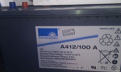阳光蓄电池A412/100